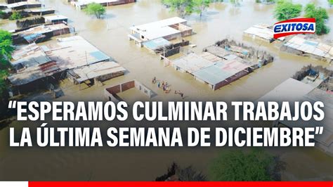 🔴🔵ministro De Defensa Sobre Fenómeno El Niño Esperamos Culminar Obras