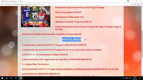 FLR 07 V.17 Tutorial Instalare - YouTube