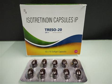 Isotretinoin 20 Mg Soft Gel Capsule Packaging Type Blister Packing