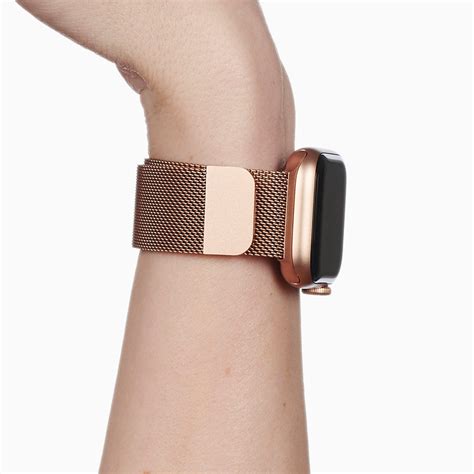 Rose Gold Milanese Loop Band For Apple Watch Istrap