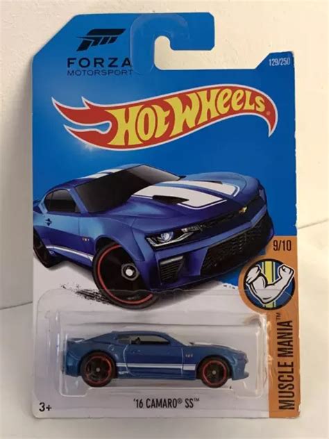 Hot Wheels Camaro Ss Forza Muscle Mania Long Card