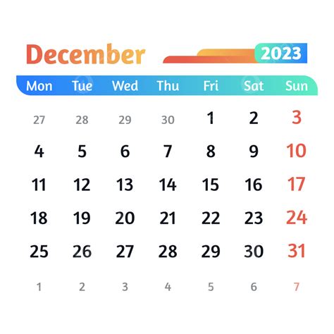 Dezember Monat 2023 Kalender Dezember 2023 Kalender 2023 Dezember