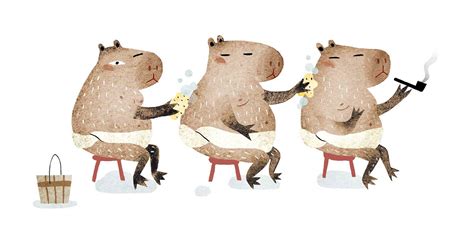 Spa Capybara on Behance