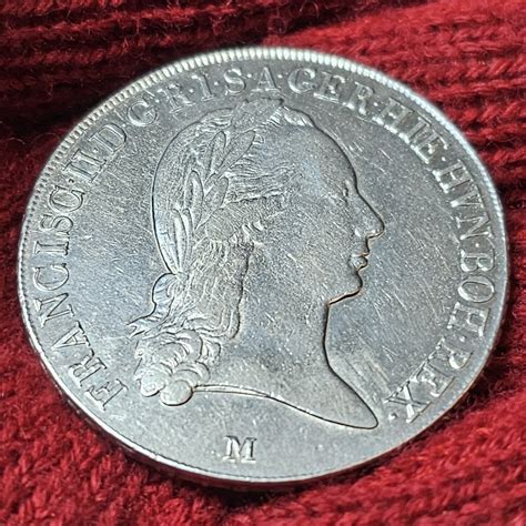 Habsburger Erblande Mailand Taler Kronentaler 1799 Franz II Edge LEGE