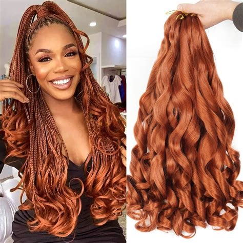 Amazon 8 Packs French Curly Braiding Hair Perience 24 Inch