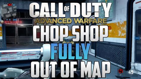 Cod Aw Glitches Chop Shop Fully Out Of Map Youtube