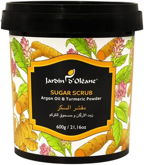 Jardin D Oleane Sugar Scrub Argan Oil And Turmeric Powder 600g Cream Buy Online At Best Price