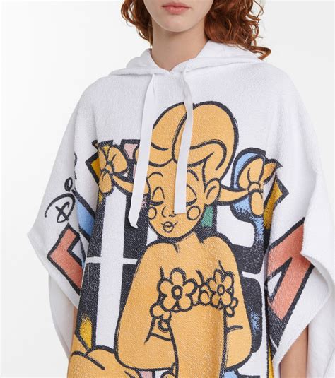 Stella Mccartney X Disney® Printed Terry Poncho Stella Mccartney