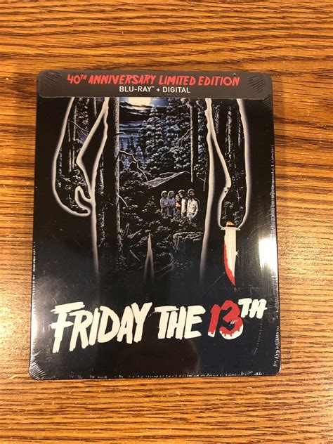 Friday The 13th 40th Anniversary Limited Edition Steelbook Blu Ray