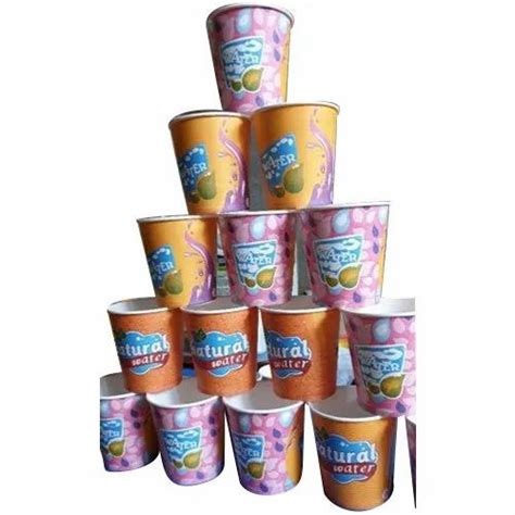 Ml Disposable Printed Paper Cup Packet Size Piece At Rs