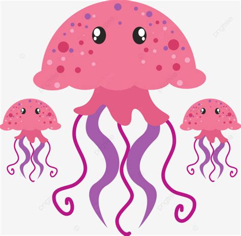 Medusas Mascotas Animales Animación Dibujos Animados PNG Medusa