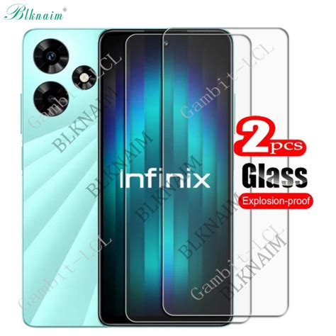 BLKNAIM PCS FOR Infinix Hot Tempered Glass Protective On Infinix Hot Free Fire