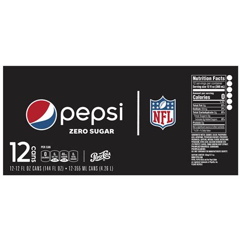 Pepsi Zero Sugar Smartlabel™