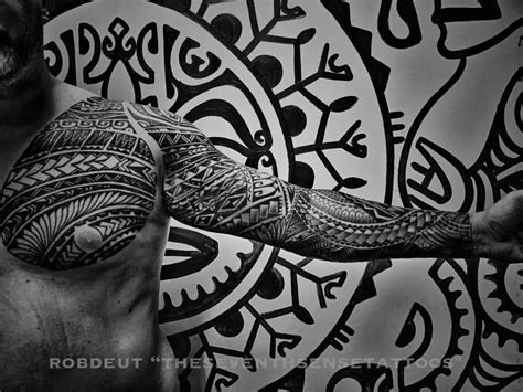 Polynesian Tattoos Rob Deut TheSeventhSenseTattoos