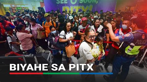 Pasahero Inaasahan Na Babiyahe Sa Pitx Ngayong Huwebes Santo