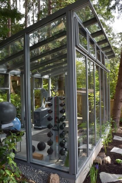 Contemporary Outdoor Gym Modern Home Gym Vancouver By Meridian