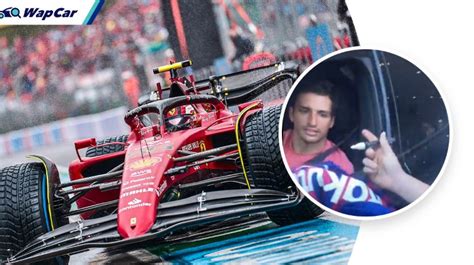 Image 5 Details About Enggan Tandatangan Jersi Barca Reaksi Pelumba F1 Ferrari Carlos Sainz