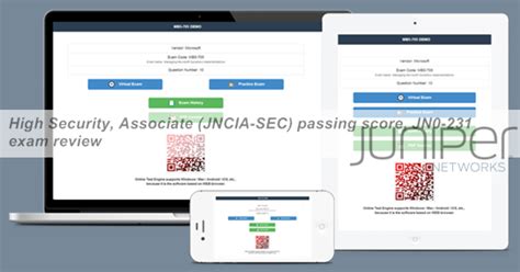 High Security Associate Jncia Sec Passing Score Jn0 231 Exam Review