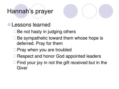 PPT - Hannah’s Prayer PowerPoint Presentation, free download - ID:1987214