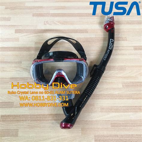 Jual Tusa Visio Tri-Ex Adult Combo UC-3125QB MDR Mask Snorkel - Kota ...