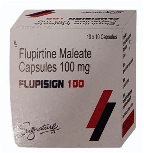 100mg Flupirtine Maleate Capsules At Rs 1000 Box Flupirtine Maleate