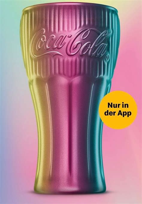 Mc Donald Coca Cola Glas Regenbogen Rainbow Limited Edition Acheter