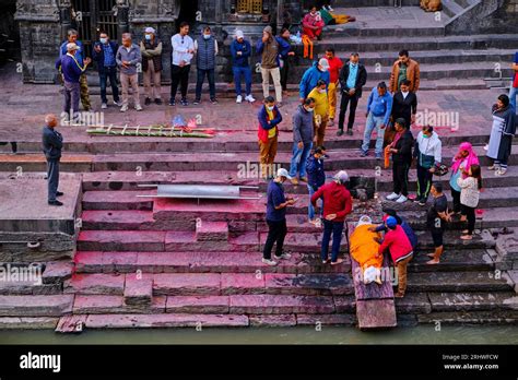 Nepal Kathmandu Valley Hindu Temple Of Pashupatinath Dedicated To