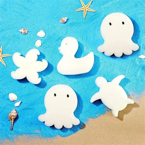 25 Pieces Hot Tub Scum Sponge Accessories Absorber Sponge Hot Tub Oil Sponges Cute Shapes For