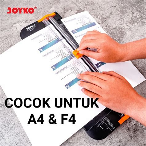 Jual Alat Tulis Kantor Atk Joyko Paper Cutter A4 Pemotong Kertas Pc