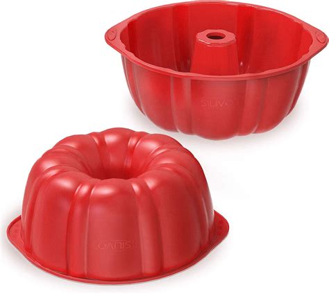 Lékué Molde bizcocho Savarín Hondo Bundt 22 cm Amazon es Hogar y