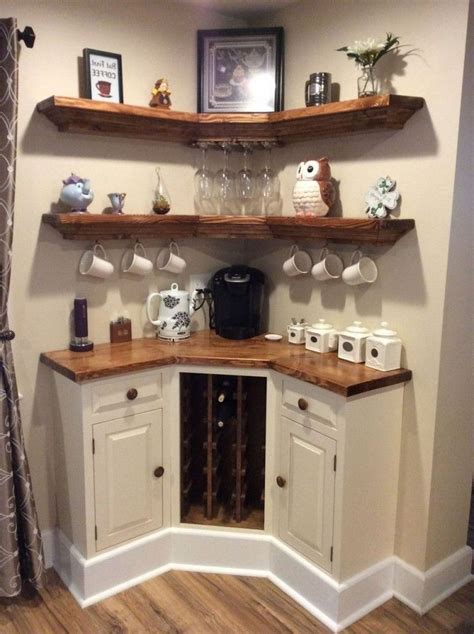 45 Amazing Corner Bar Cabinet Ideas For Coffee And Wine Places Home