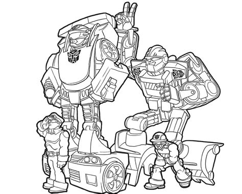 20 Printable Transformers Rescue Bots Coloring Pages