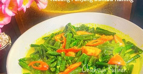 Resep Kacang Panjang Bumbu Kuning Oleh Chiensyn Kuliner Cookpad