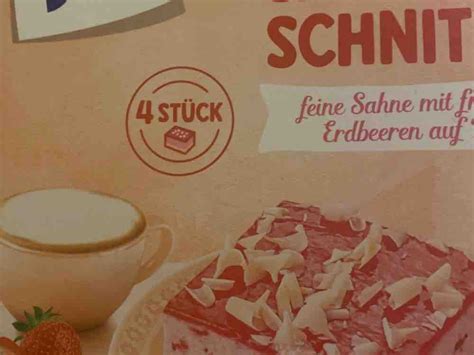 Ja Erdbeer Sahne Schnitte Kalorien Neue Produkte Fddb