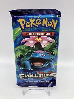 Pokemon TCG XY Evolutions Sealed English Booster Pack Venusaur Art