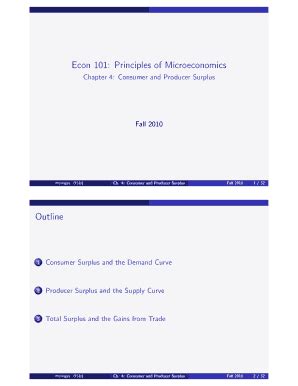 Consumers Surplus And Producers Surplus Fill Online Printable