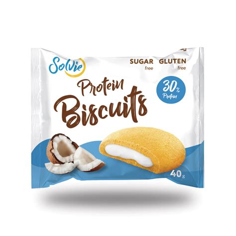 Протеиновое печенье Solvie Protein Biscuits | Протеиновые бисквиты ...