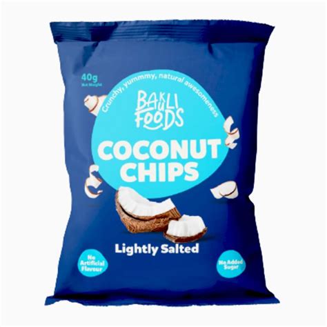 bakuli foods lightly salted coconut chips  buy health products