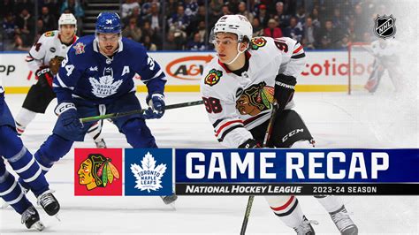 Matthews Denied Hat Trick Record Maple Leafs Lose To Blackhawks Nhl