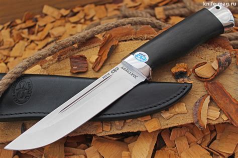 Купить нож Бекас (рукоять граб, тыльник и гарда алюминий), Златоуст ...