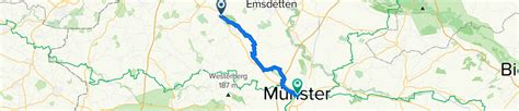 Steinfurt M Nster Radroute Bikemap