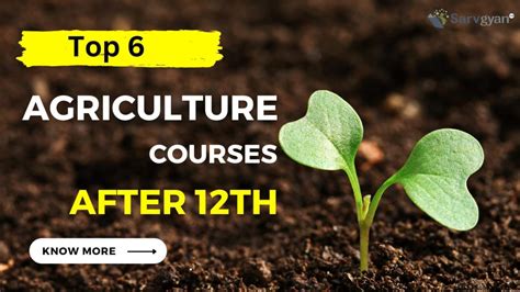 List of Top Agriculture Courses After 12th in 2024 - SarvGyan News