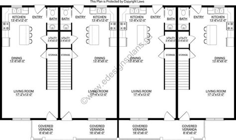 4 Plex Plan 2019253 By Edesignsplans Ca