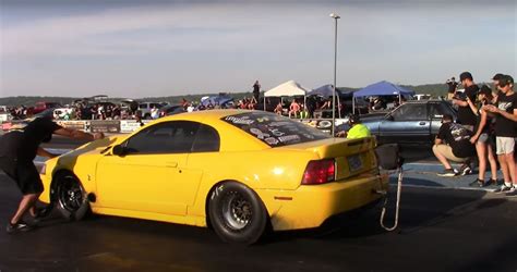 Ford Mustang Battle: A New Edge Takes On A Fox Body At The Drag Strip