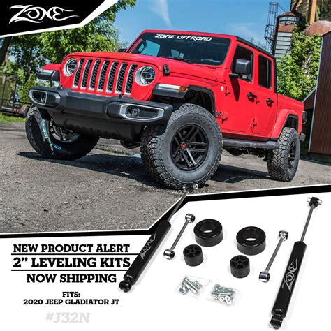 2 Leveling Kits Available For 2020 Jeep Gladiator JT NPA 151 Zone