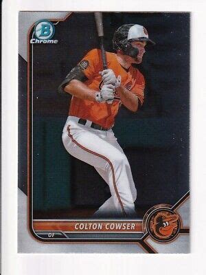 2022 Bowman Chrome Colton Cowser Prospect Rookie RC Baltimore Orioles