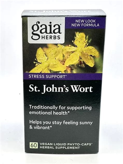 Gaia St Johns Wort 60 Capsules Gandw Herbs