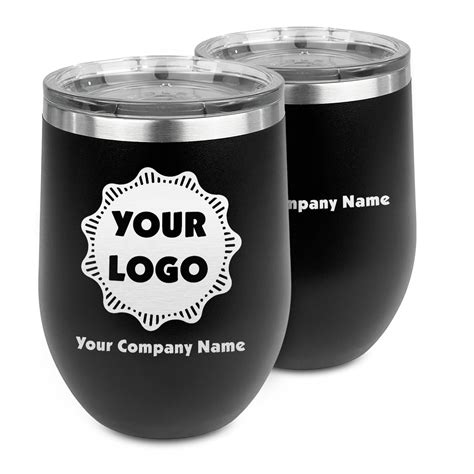 Logo And Company Name Stemless Wine Tumbler 5 Color Choices Engraved