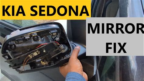 Kia Sedona Sorento Power Mirror Replacement DIY YouTube