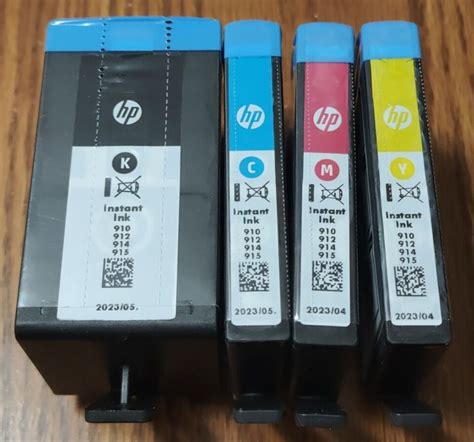 Genuine Hp Xl Black Standard C M Y Ink Cartridges Pack